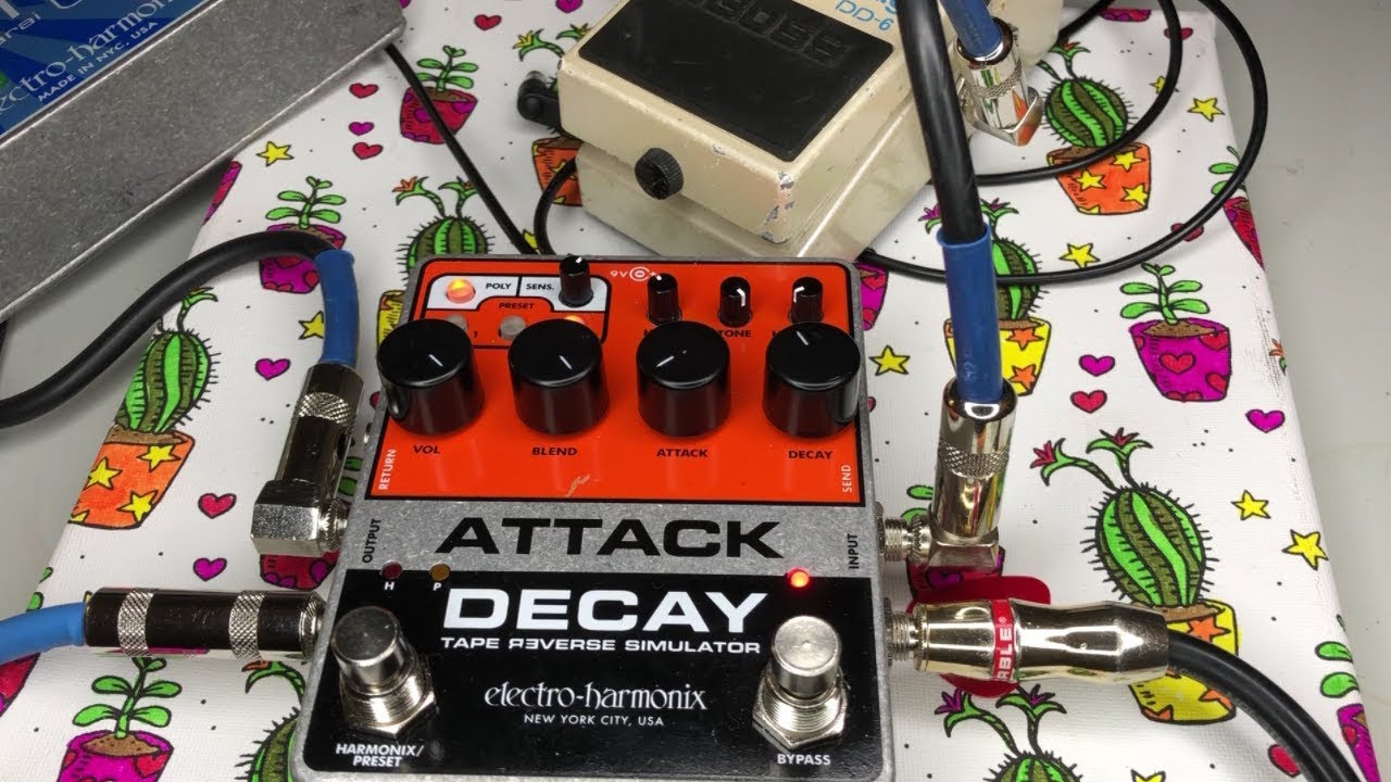 Electro harmonix Attack Decay Pedal - [Favorite Texture Sound So Far]