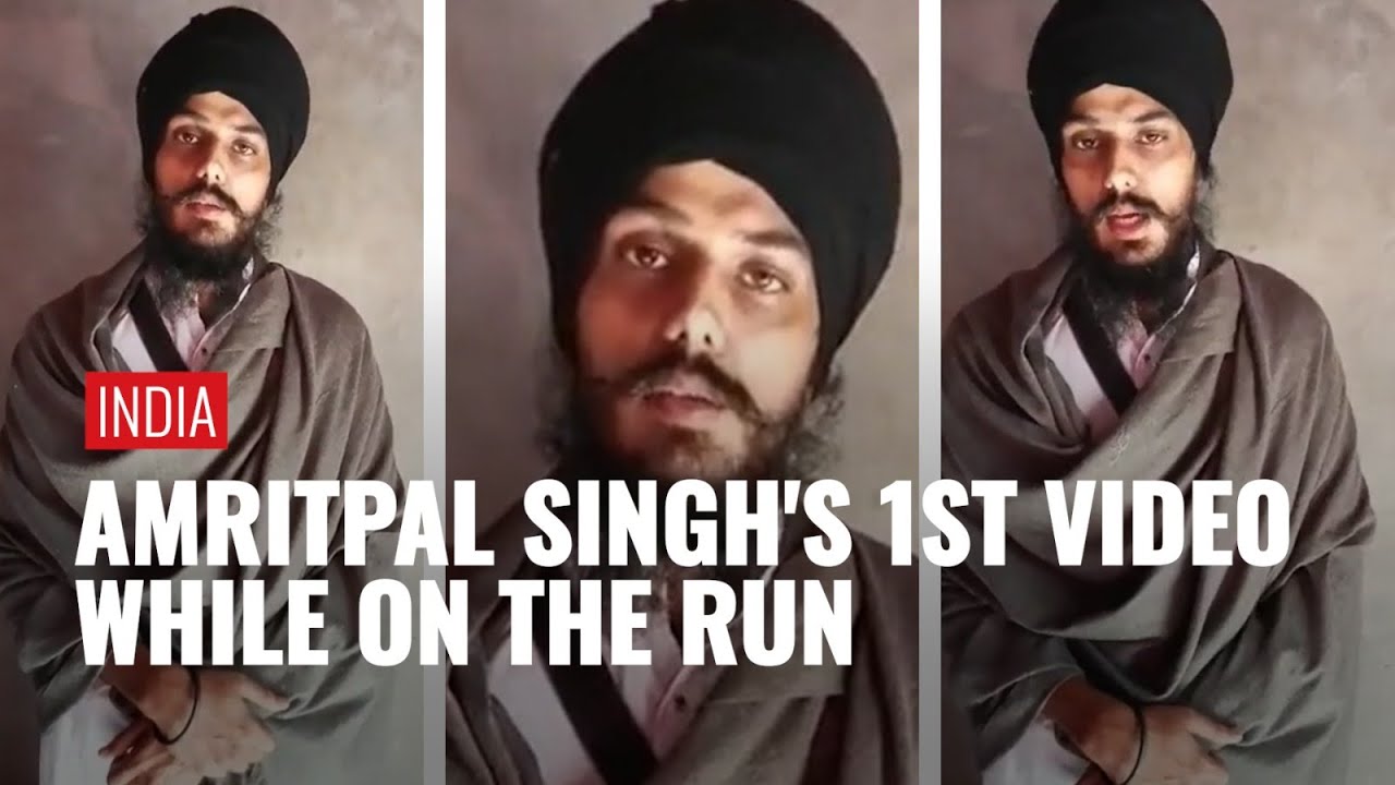 Amritpal Singh Releases First Video While On The Run; Calls Police`s Crackdown A `Crime`