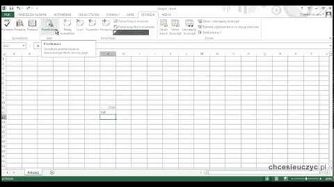 Kurs Excel Podstawowy - [lekcja #1] - Wprowadzenie