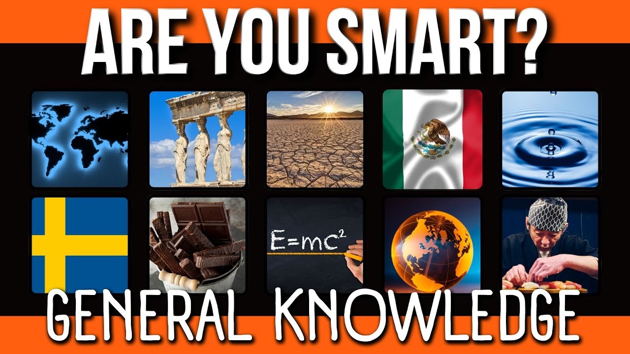 🧠 How Smart Are You? 😏 General Knowledge Quiz 🤓 - YouTube