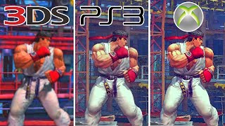 Super Street Fighter IV (2010) 3DS vs PS3 vs XBOX 360 (Which One is Better?)
