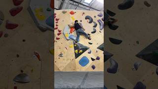 Slab is not my favorite but this V5 was fun 🔥🤙🏼 #bouldering #fitness #gymmotivation #gym