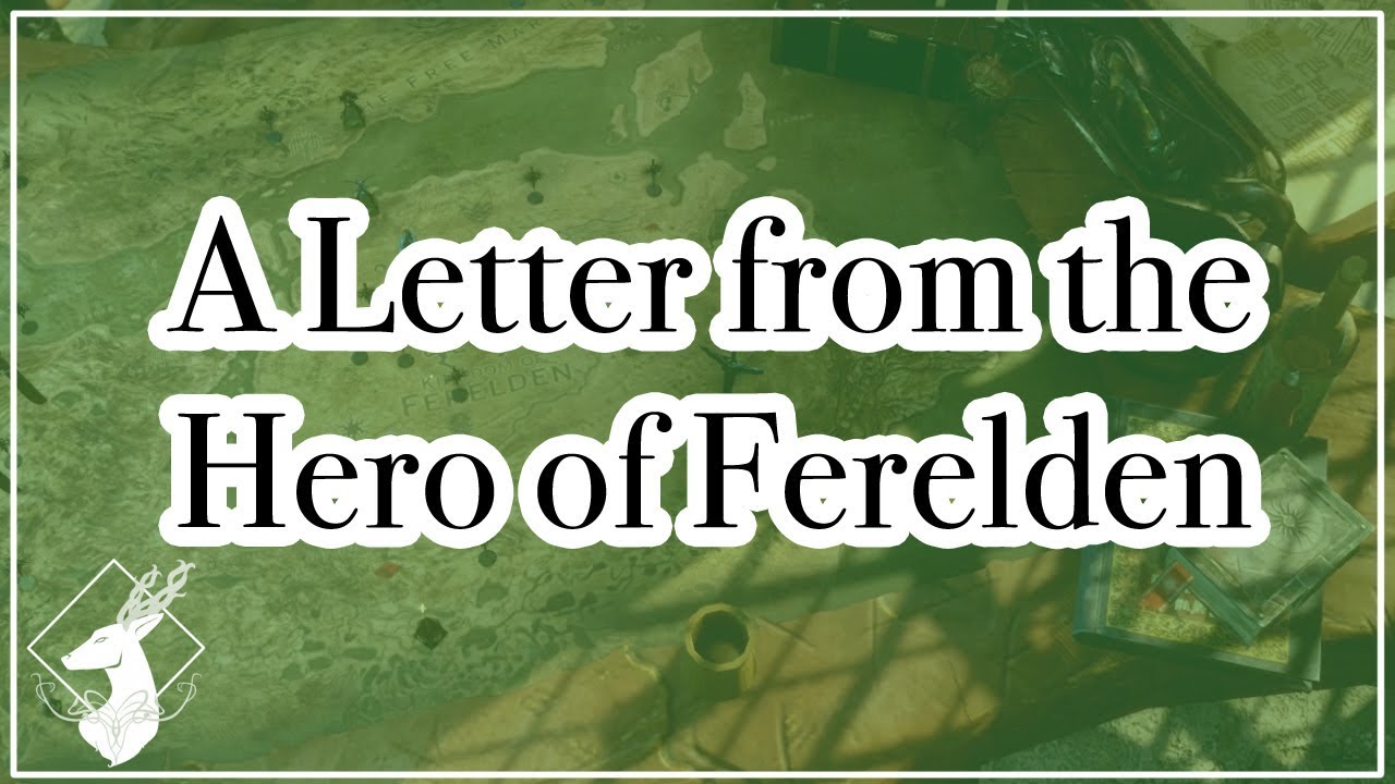 A letter from the Hero of Ferelden