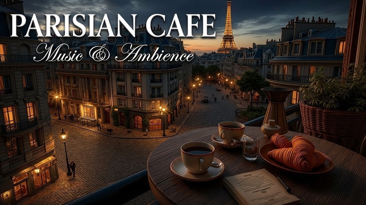 Мечтательный парижский джаз - Атмосфера кафе - Мягкий джаз для сна