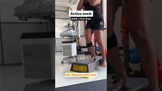 Active Work On Ankle Foot Arch Using Winback Tecar Therapy