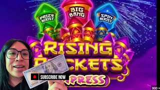 Rising Rockets Empress Slot Machine - First Time Playing