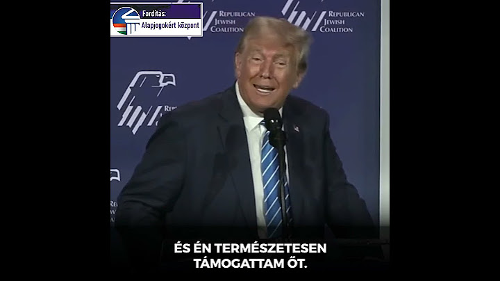 Donald Trump: "Orbán Viktor a Főnök"
