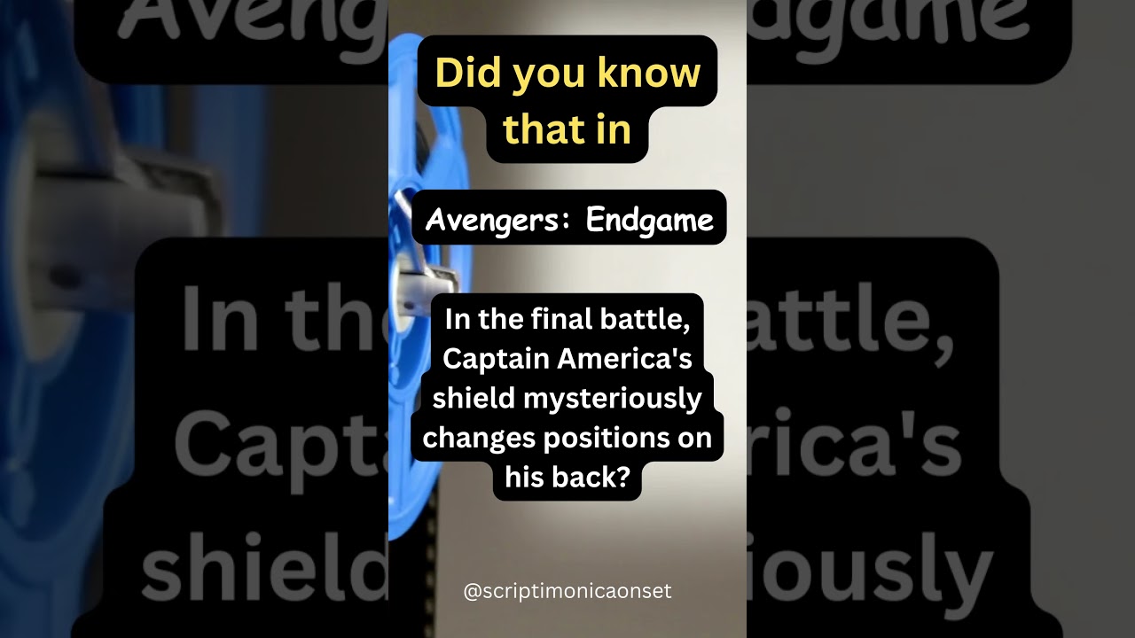 Avengers: Endgame - "Captain America's Shield Shuffle" Blooper