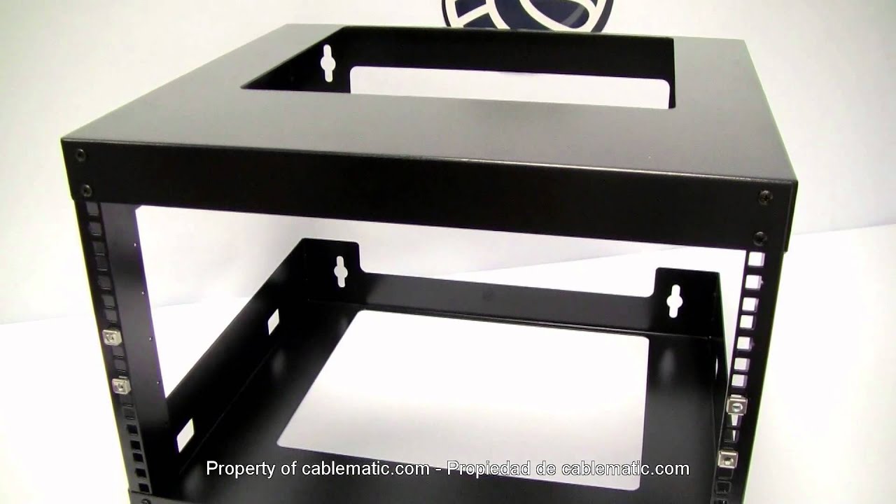 Rack 19" mural SOHORack 460 Open distribuido por CABLEMATIC ®