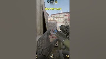 Self Pop Flash From Coffins Inferno #shorts #cs2