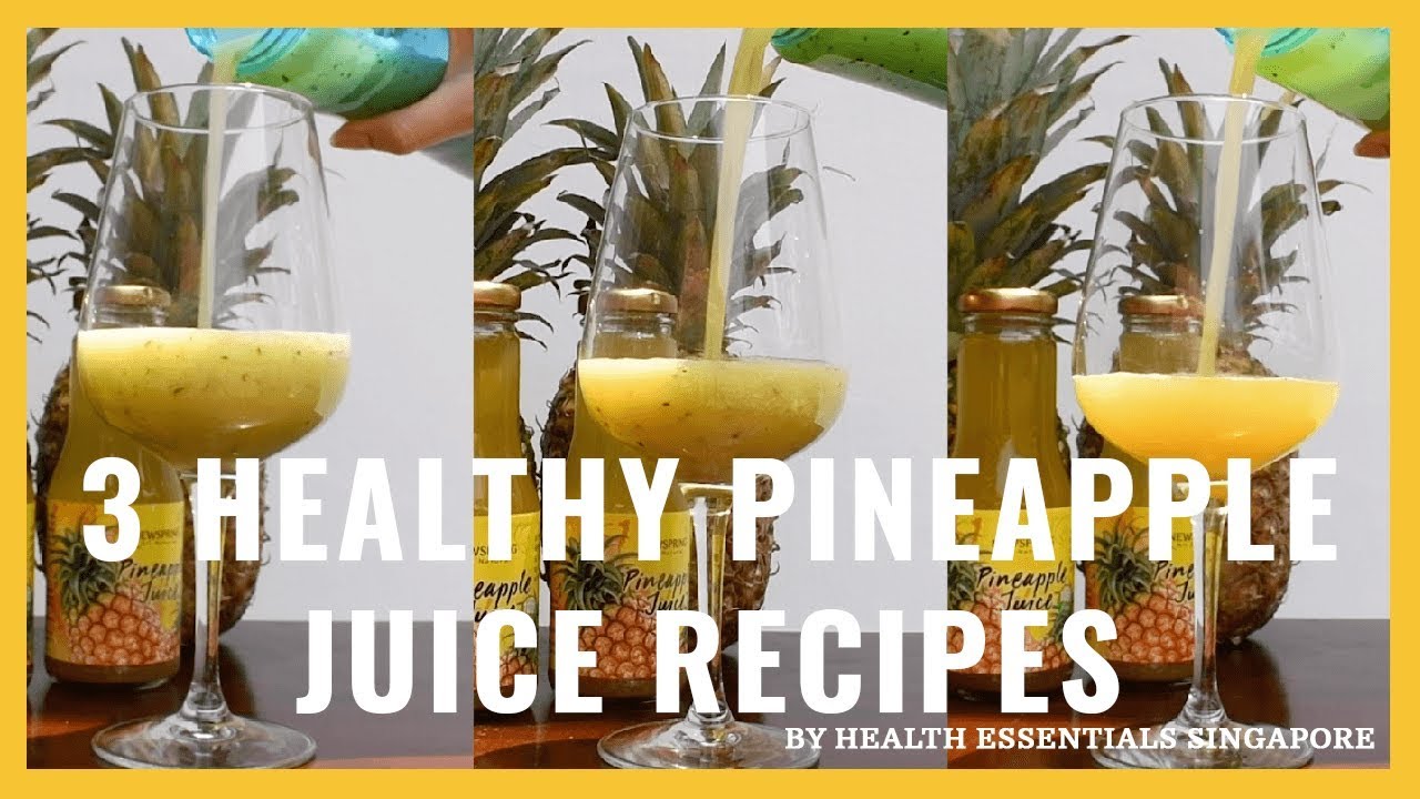 Healthy Pineapple Juice Recipes YouTube