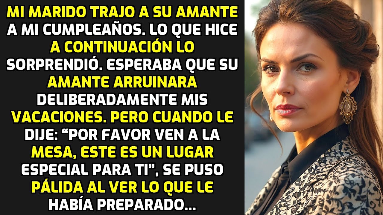 Mi Marido Trajo A Su Amante A Mi Cumpleaños. Lo Que Hice Después... HISTORIAS LA VIDA