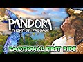 She Cried! First Time on FLIGHT OF PASSAGE at Disney World! *full ride experience*