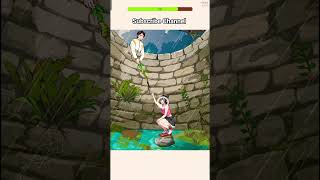 Crazy Brain Level :162 Rescue her from the well 🙇‍🕳️#braintestsolution #braingames #gaming #anime