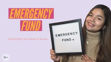 What is an EMERGENCY FUND? | EMERGENCY FUND EXPLAINED