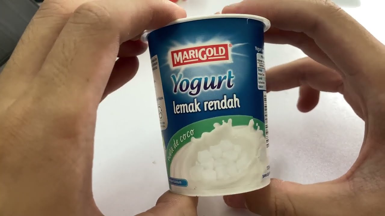 Marigold Yogurt low fat nata de coco 135g Packaging Showcase