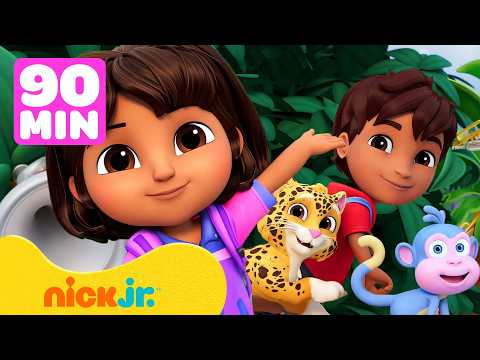 Помогаем Dora 90 минут! с Diego и Boots #3 | Dora & Friends