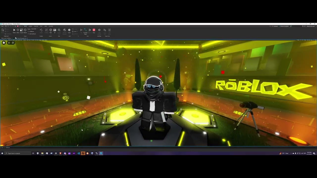 Lobby Showcase Orange/Yellow | ROBLOX Studio