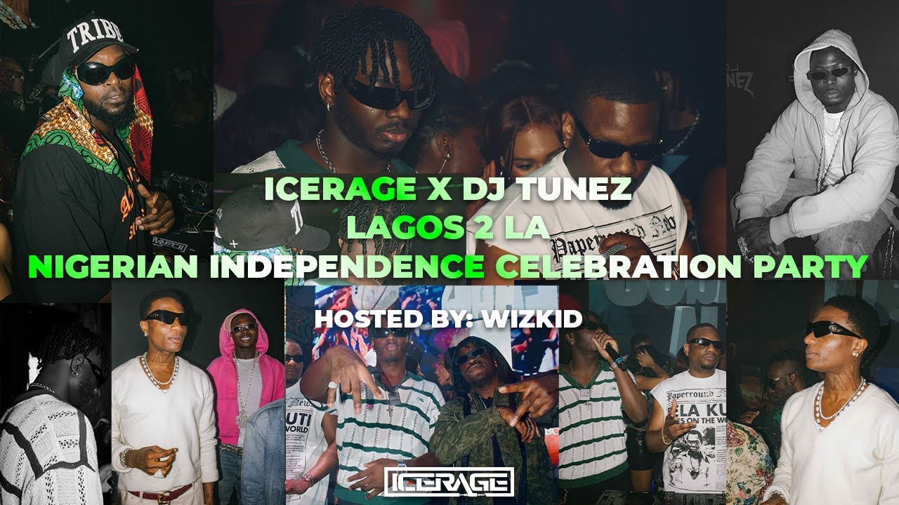 Afrobeats Mix 2025 - ICERAGE X DJ Tunez Lagos2LA Nigerian Independence Party Live DJ Set