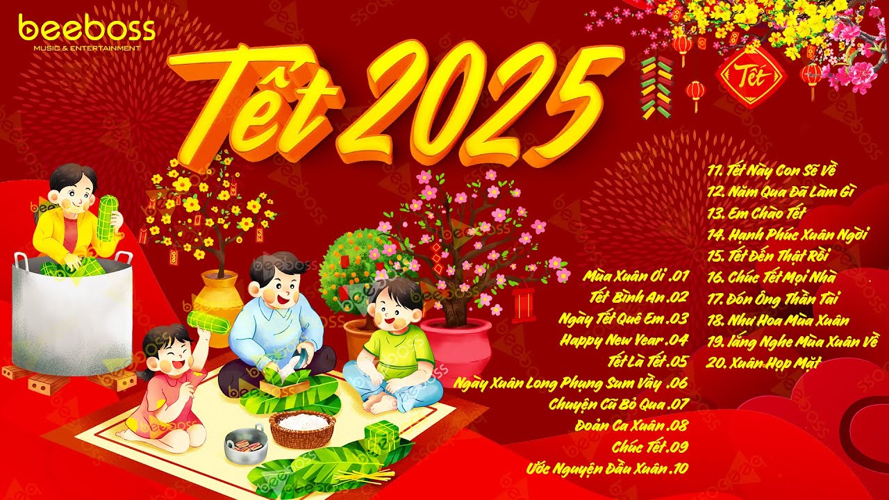⁣Nhạc Tết 2025 Remix, LK Nhạc Xuân EDM Tik Tok Htrol Lan Toả Không Khí Tết - Chào Xuân Ất Tỵ 2025
