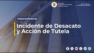 Incidentes de Desacatos de Tutela conferencia