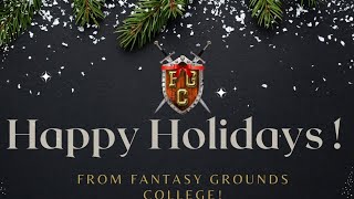 Character Creation 101 911 : Fantasy Grounds Unity Edition