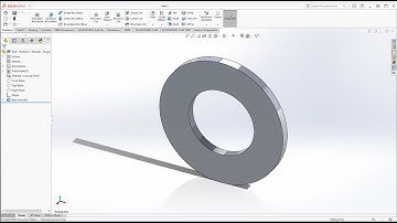 Flat Washer in SolidWorks 2020