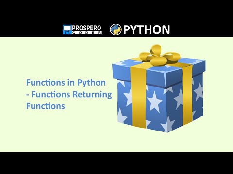 Functions in Python - Functions Returning Functions