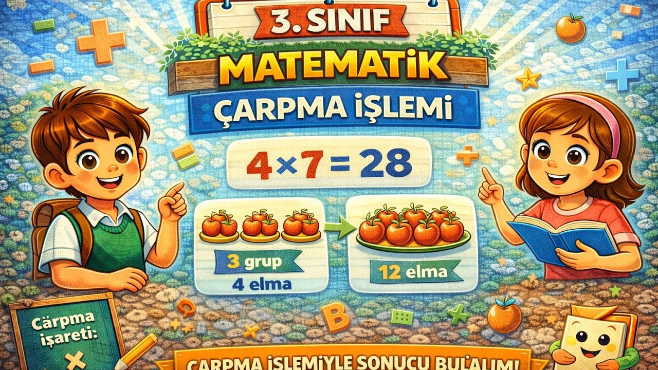 3.Sınıf Matematik=Çarpma İşlemi Etkinlikleri -2