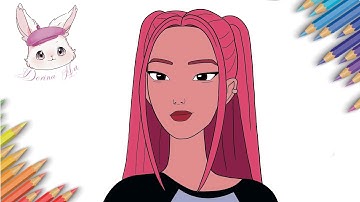 How to draw Mira from K-Pop Demon Hunters - Step by Step