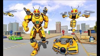 New Bee Robot Car Transformation Ep-2 | Amazing Rescue City Robot Car Android GamePlay screenshot 5