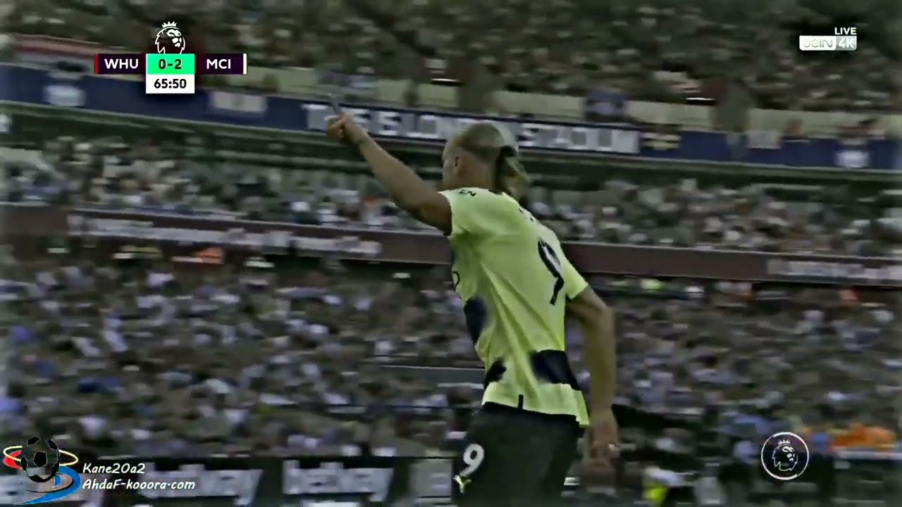 Erling Haaland Celebration Man City 4k Free Clip. Clips For Edit.