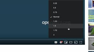 Adjust YouTube Playback Speed