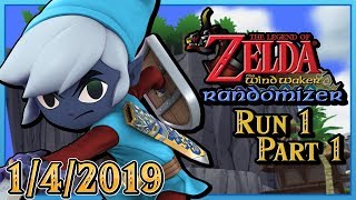 [SimpleFlips] Wind Waker Randomizer Race w/ Murkus (Run 1: Part 1-1) [1/4/2019]