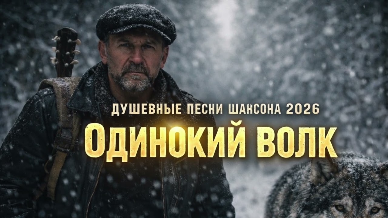 🎵 Душевный шансон 2026 | Одинокий волк 🌌 – песни о жизни и одиночестве