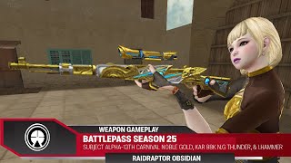 [CrossFire PH] Battlepass Season 25 (Main Rewards)