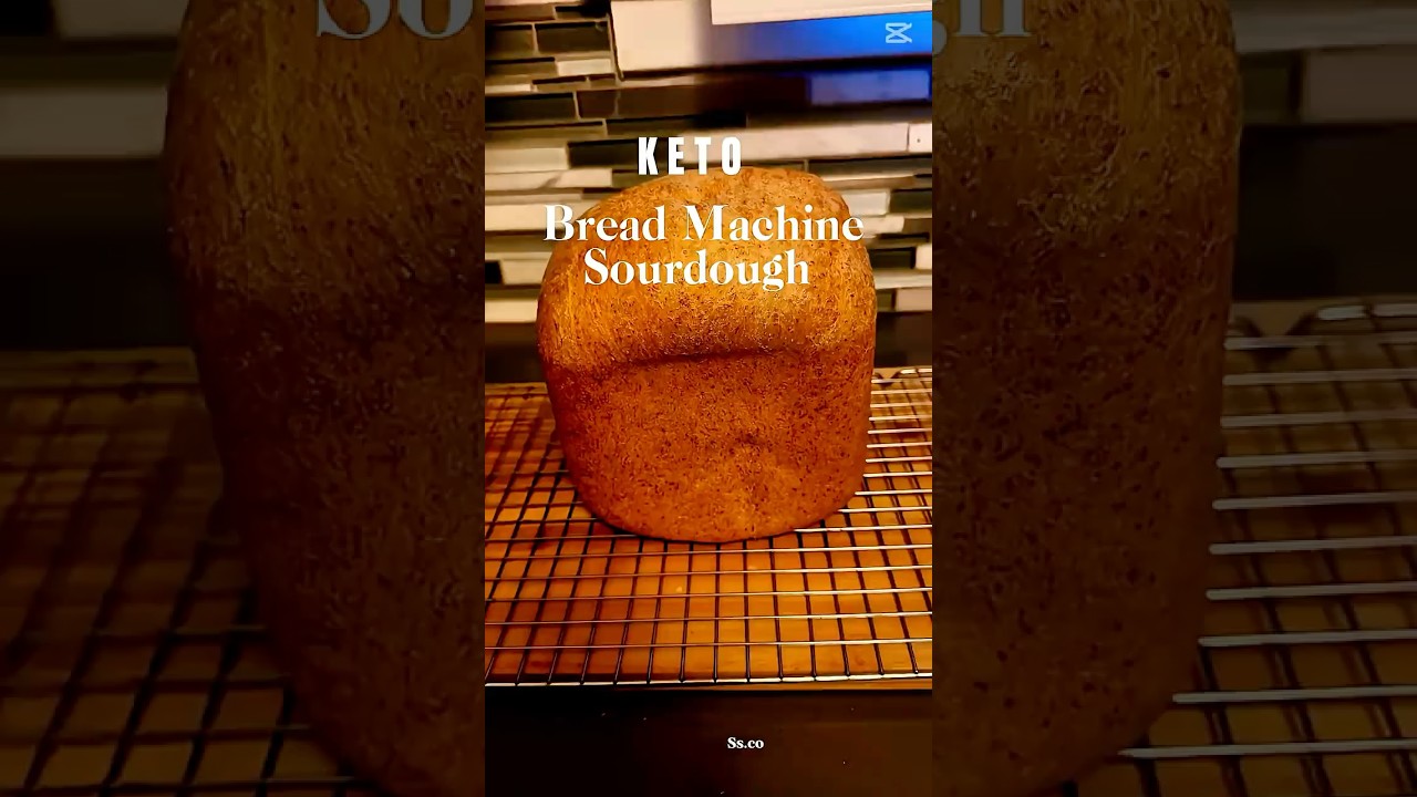 You won't believe this KETO TRUE SOURDOUGH made in a bread machine. 