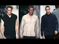 Male fashion models in the late 90s  early 00s