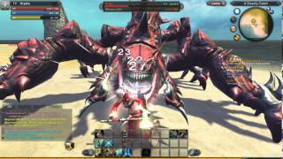 Raiderz - Defeating Kegar - Cleric Gameplay