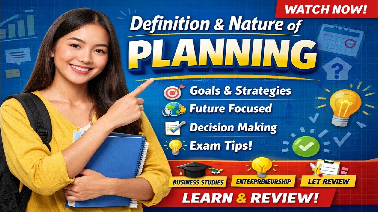 Definition and Nature of Planning