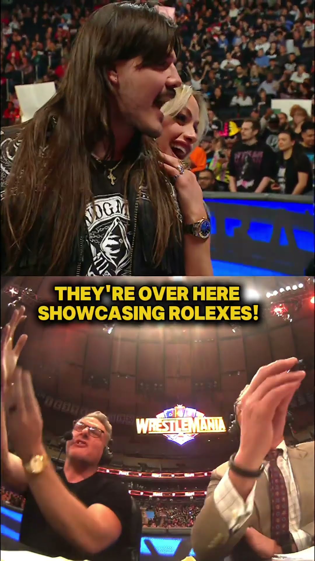 Sorry Pat McAfee and Michael Cole, Dominik and Liv Morgan might be rocking the real deals... ⌚?