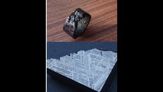 A Ring, made of 4.5 BILLION year old meteorite ! @SelfmadeChannel