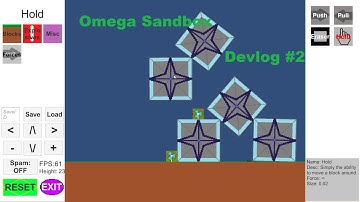 Omega Sandbox - Devlog #2 - v1.0.0