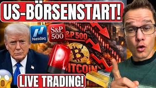 🚨BÖRSENSTART & INFLATION LIVE! SCHAFFT BITCOIN DIE ERHOLUNG ODER CRASHEN WIR WEITER!