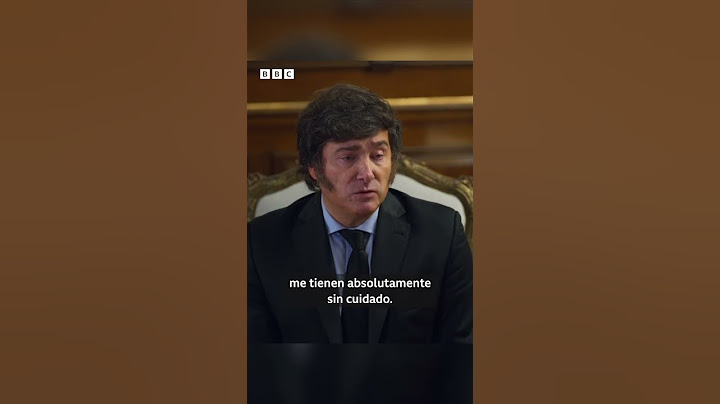 Javier Milei a la BBC: "Lloran por el reconocimiento internacional que tengo” #bbcmundo #milei