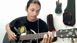 [COVER] SONG | Kirana cover Dewa19 with lyric acoustic guitar only