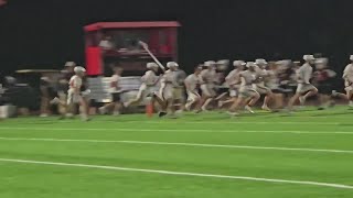 Cumberland Valley celebrates District 3 boys lacrosse quarterfinal win over Central York