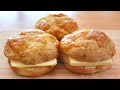 no-knead bread)홍콩식 소보로빵 파인애플번/Pineapple Buns/Hong Kong Bakery/冰火菠萝油/무반죽빵