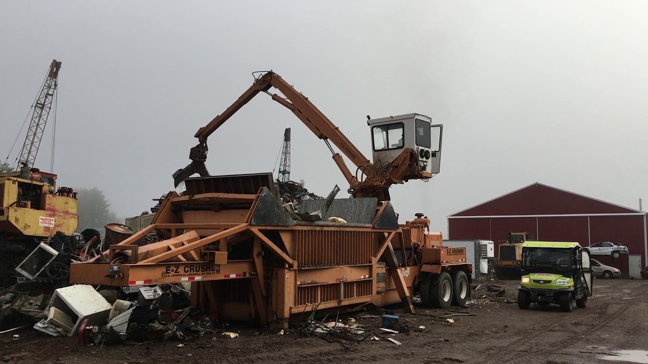 2013 EZ Crusher EZ Log Baler Model 5 sn 6173513 PART 1 InspectEquipment ...