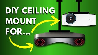 It's Super Easy, Affordable & Durable | Ceiling Extension Mount For Golf Launch Monitor & Projector